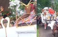 রাজনগরে ঘোড়ার গাড়িতে শিক্ষকের রাজকীয় বিদায়