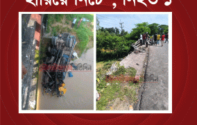রাজনগরে ব্রিজের রেলিং ভেঙ্গে ছড়ায় পড়ে ড্রাইবার নিহত