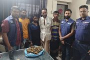শেরপুর ফাঁড়ি পুলিশের অভিযানে ১ কেজি গাঁজাসহ আটক ৪