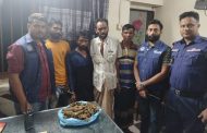 শেরপুর ফাঁড়ি পুলিশের অভিযানে ১ কেজি গাঁজাসহ আটক ৪