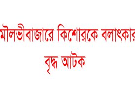 মৌলভীবাজারে কিশোরকে বলাৎকারের অভিযোগে বৃদ্ধ আটক