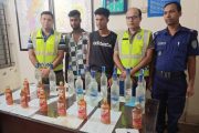 কমলগঞ্জে ভারতীয় মদসহ দুই যুবক আটক