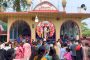পাঁচগাঁওয়ে তিনশ বছরের ঐতিহ্য; লাল বর্ণে পূজিত হন দেবী দুর্গা