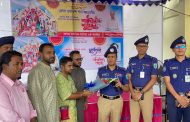 পাঁচগাঁওয়ের মন্দির পরিদর্শনে সিলেট রেঞ্জের ডিআইজি