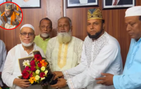 কুলাউড়ায় এমপির উপস্থিতিতে উলামা লীগ নেতা সাইফুলের বিএনপিতে যোগদান