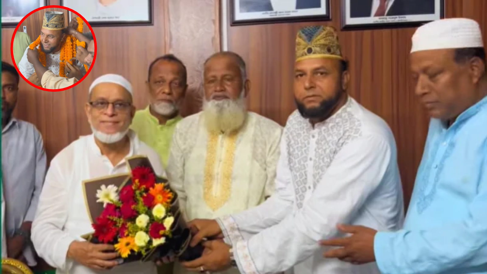 কুলাউড়ায় এমপির উপস্থিতিতে উলামা লীগ নেতা সাইফুলের বিএনপিতে যোগদান